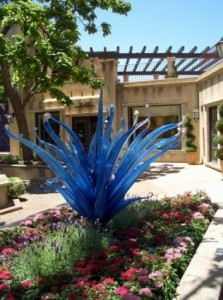 blue agave scupture